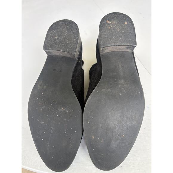 Coconuts by Matisse Pronto Side Cut Suede Heeled Booties Shoes Black 8.5M - Picture 8 of 8